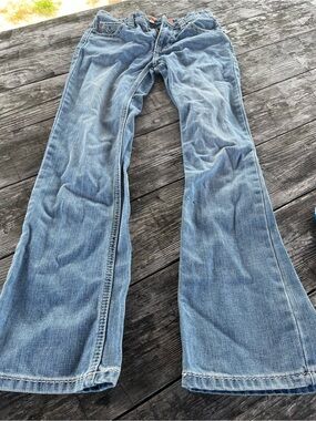 MOTHER Women's Light Blue Flare Jeans, w24, boot cut